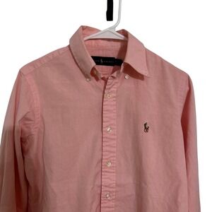 Ralph Lauren Mens Pink Pony Dress Button Up Long Sleeve Shirt 32/33 GUC